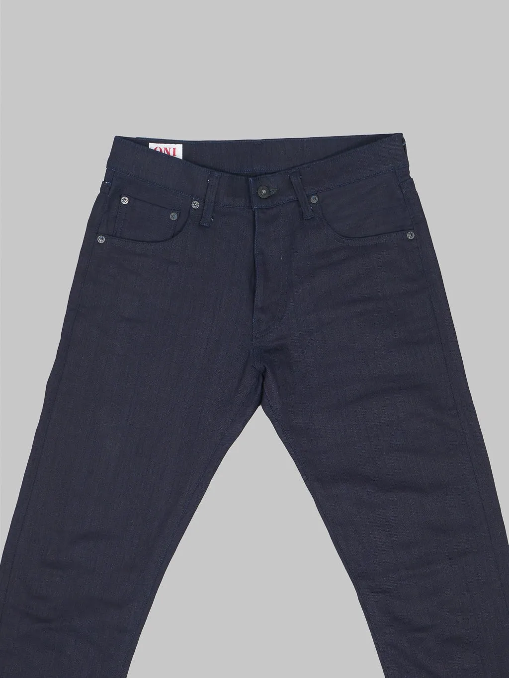 ONI Denim 526S-IDBK "High Power Stretch Denim" 11oz Semi Tight Straight Jeans