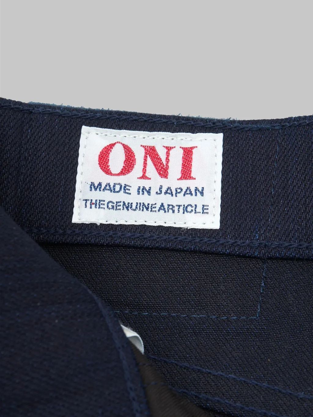 ONI Denim 526S-IDBK "High Power Stretch Denim" 11oz Semi Tight Straight Jeans