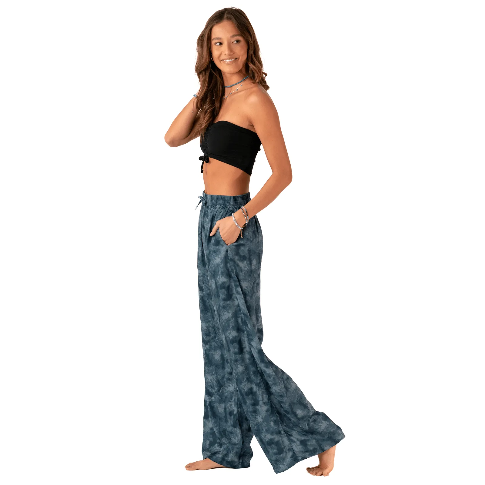 Pampa Point Wide Leg Drawstring Pants