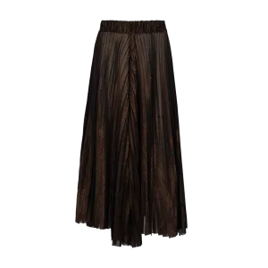 Pleated Wide-Leg Trouser