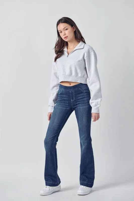 Pull-On Flare Jean - 33"