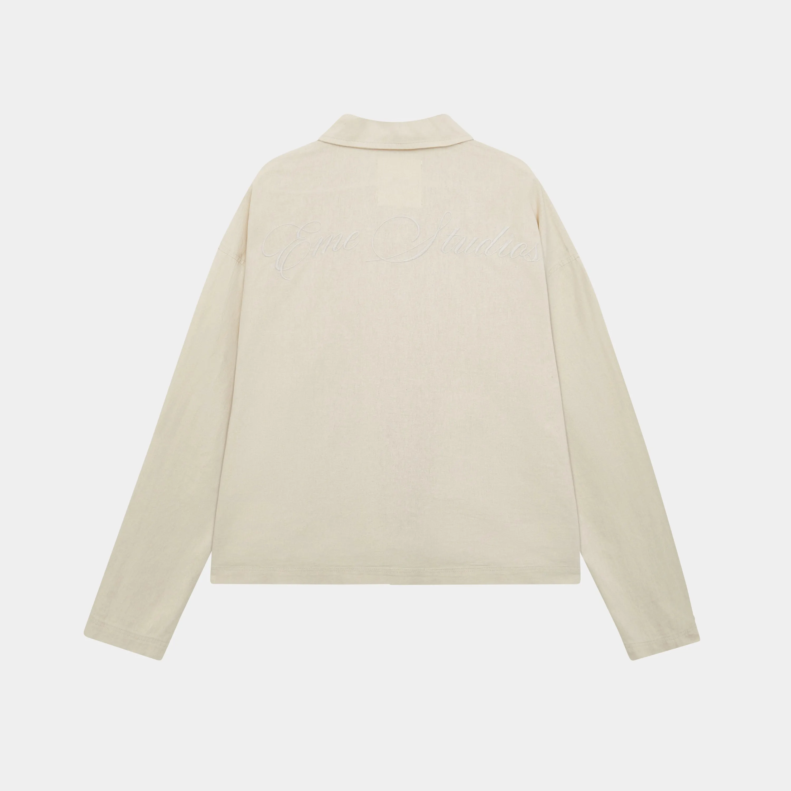 Quarry  Off Sand Linen Shirt