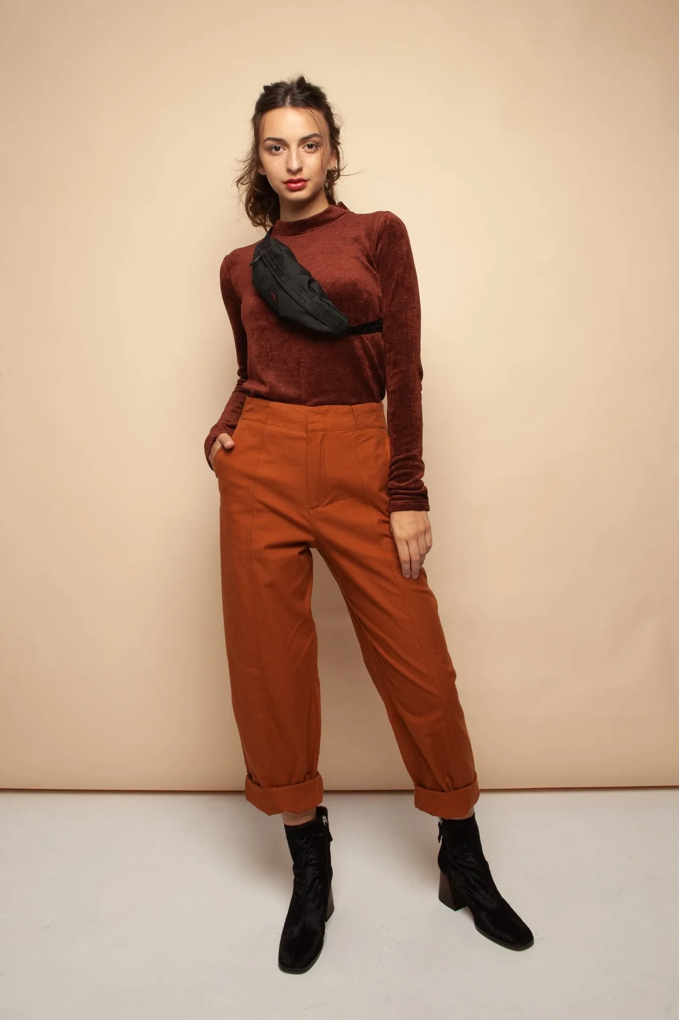 raisa trousers eco cognac <br> by Frisur