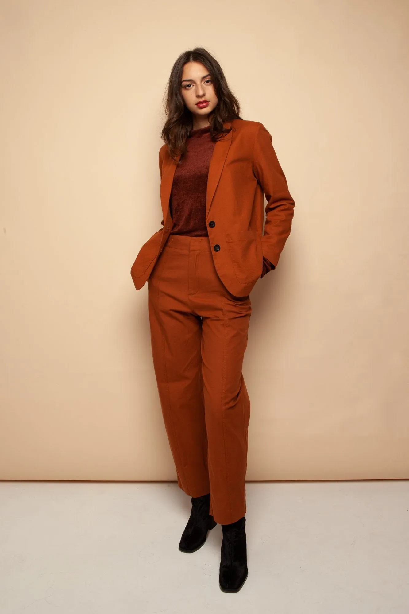 raisa trousers eco cognac <br> by Frisur