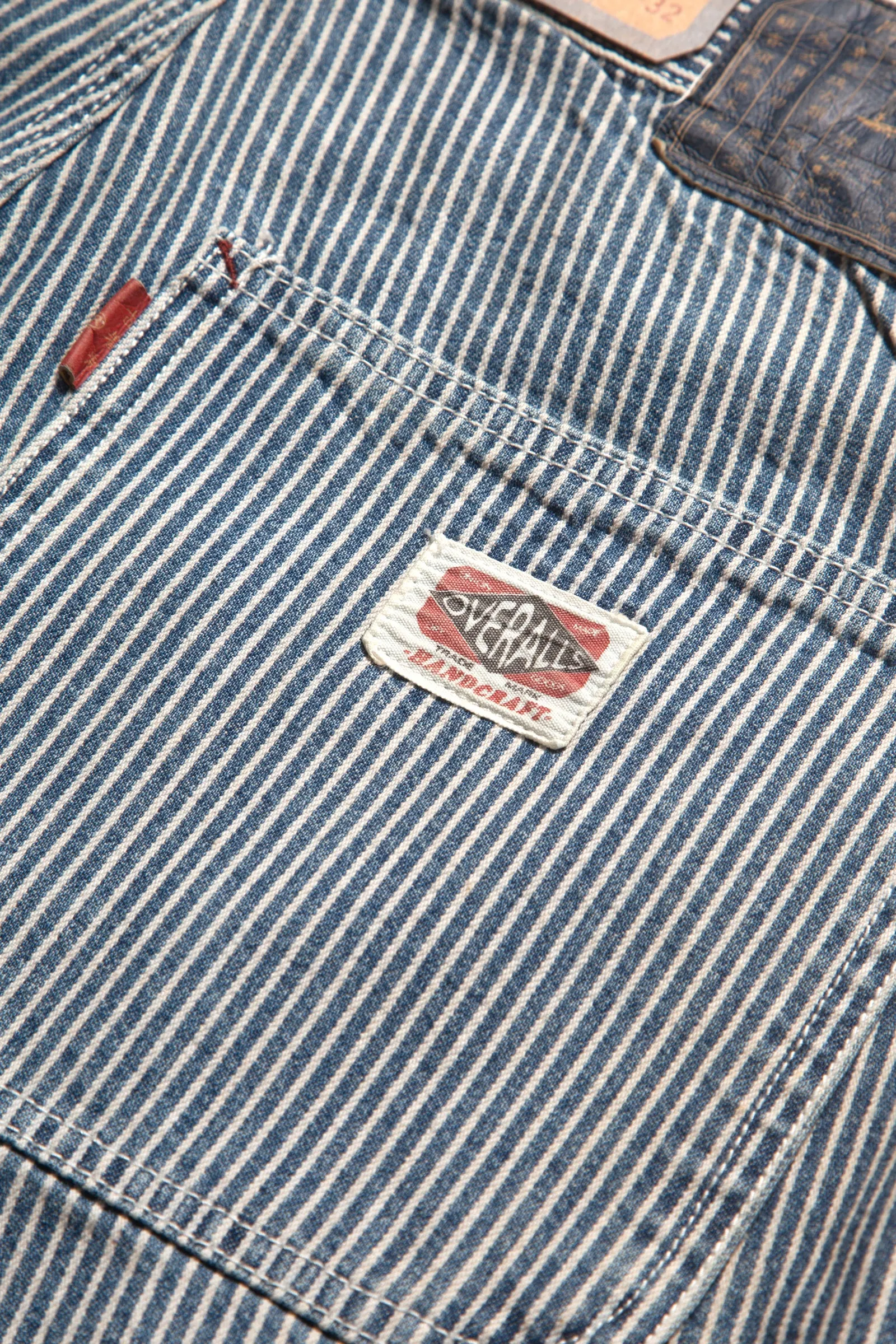 Red Ruggison -  Carpenter Shorts - Hickory Stripe