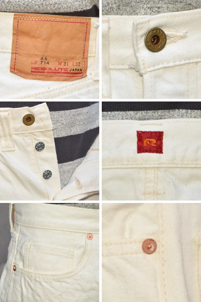 RESOLUTE "AA714" White Jeans WW2 Model