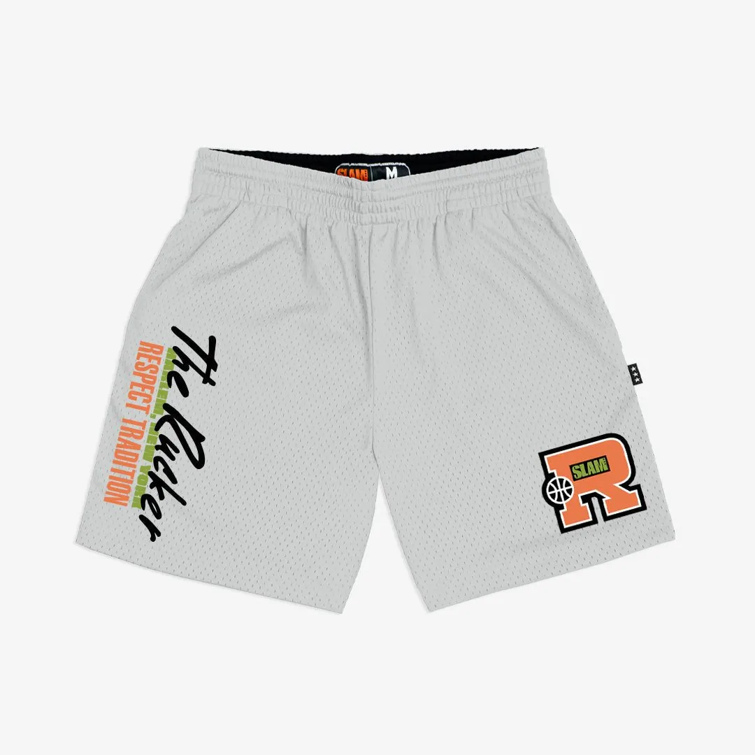 Rucker Park x SLAM Respect Tradition Premium Practice Shorts