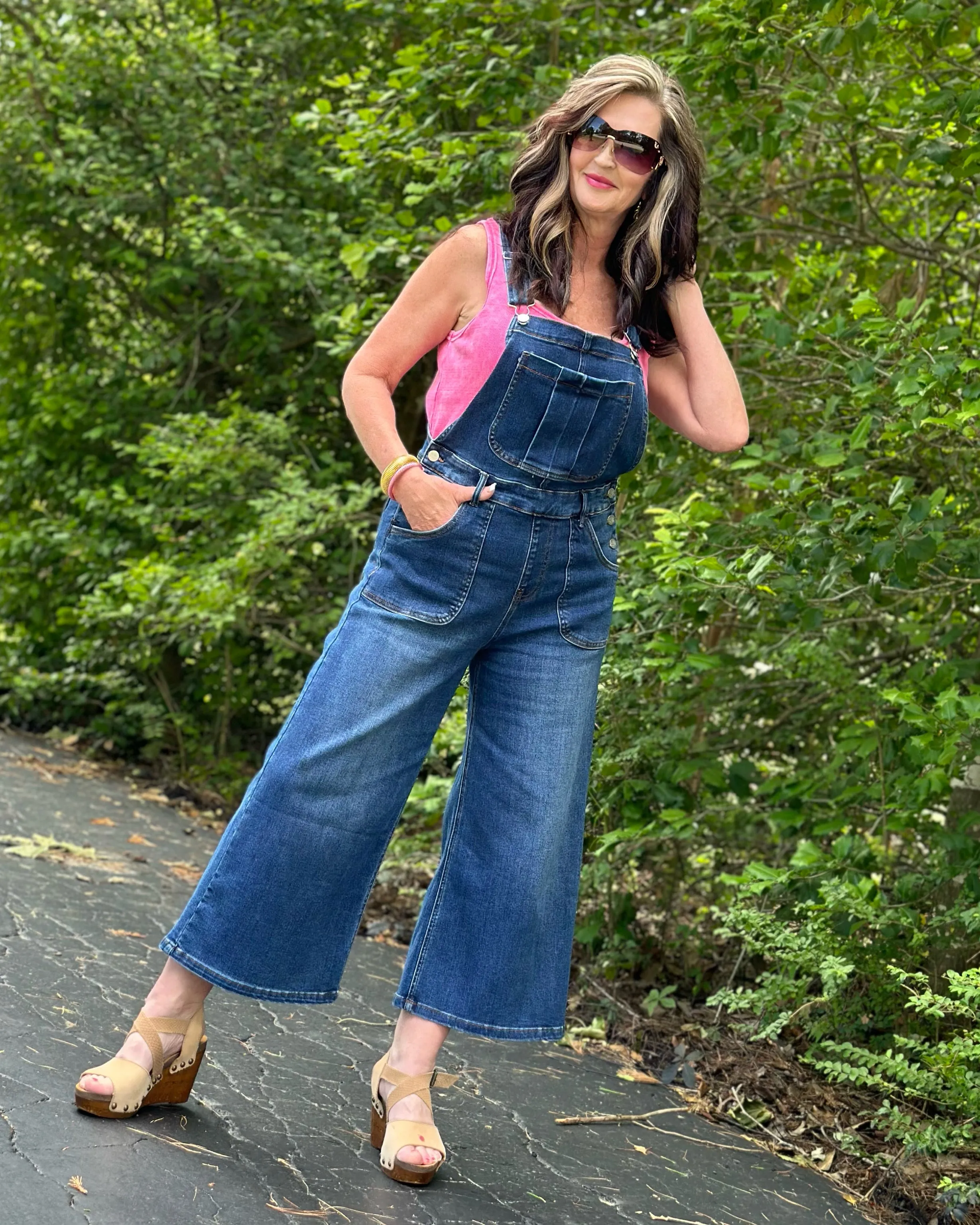 Scout Crop Wideleg Overalls Crop -Blakeley