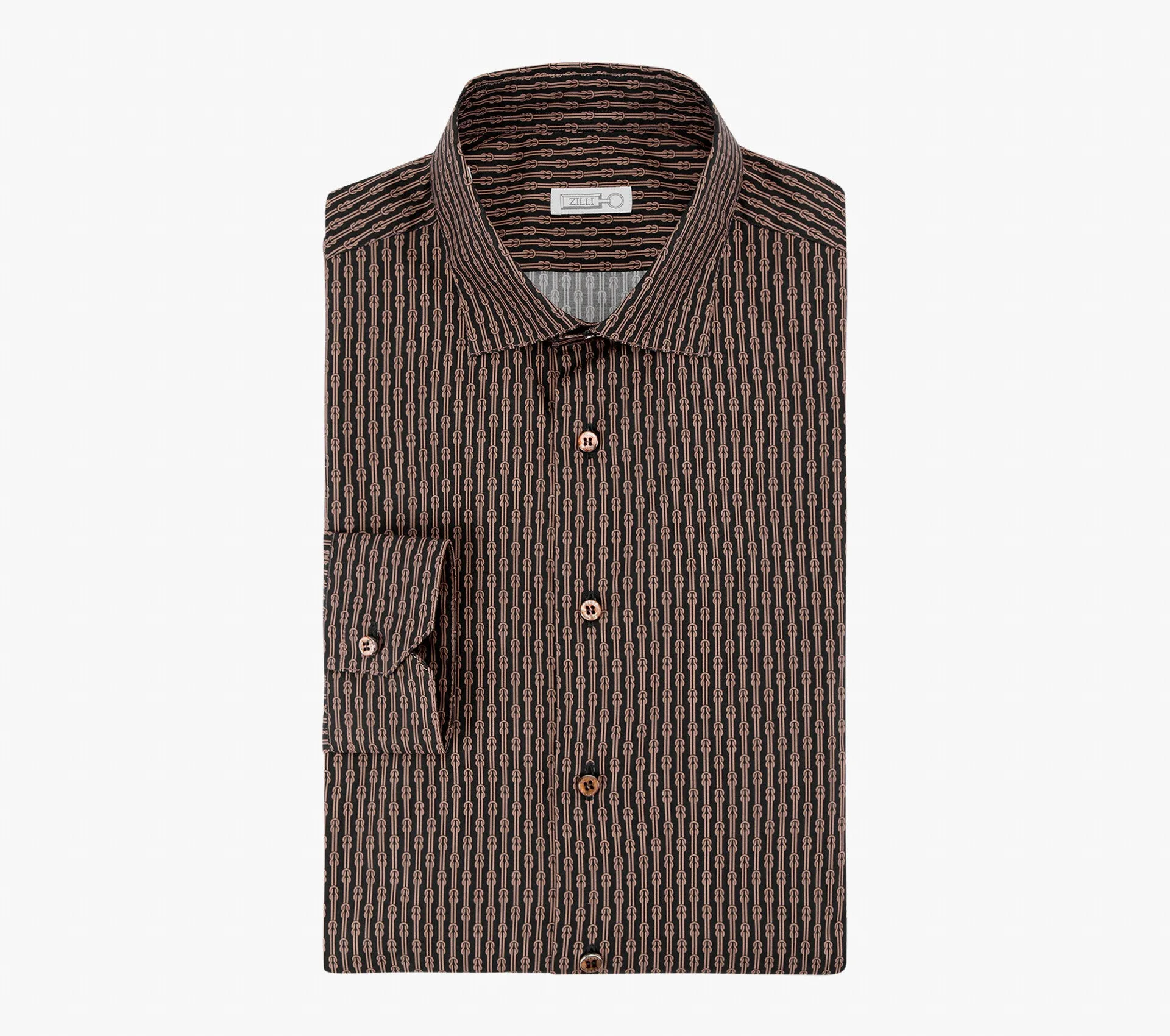 Shirt with Art-Express Knot Pattern