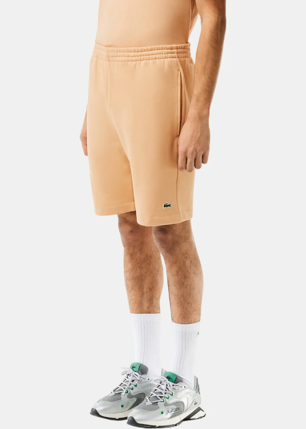 Short Lacoste Lacoste en molleton beige