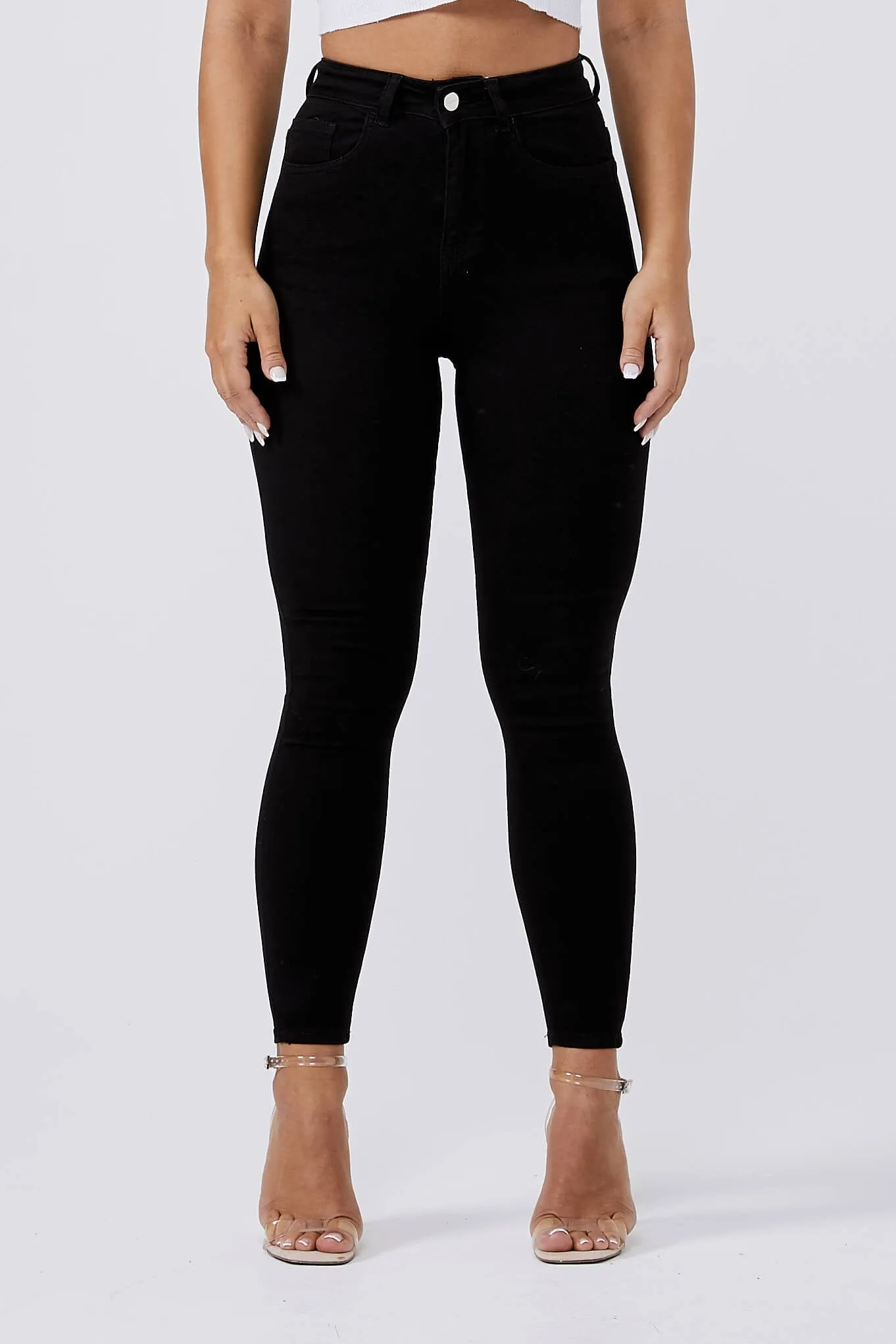 SKINNY JEANS - BLACK