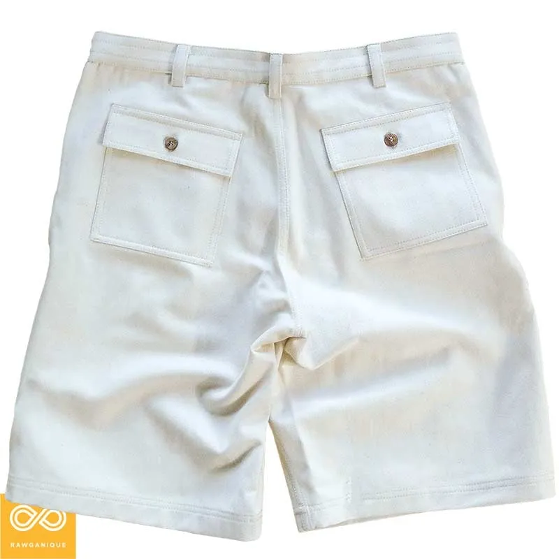 SOUTH BEACH 100% Organic Cotton Twill Shorts (Covers The Knees) (Closeout - Final Sale)