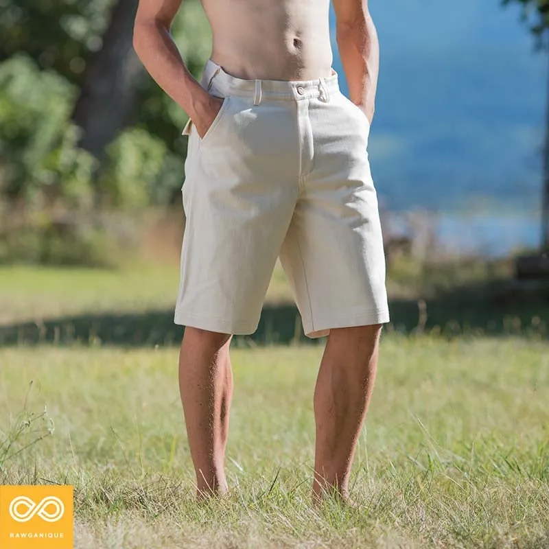 SOUTH BEACH 100% Organic Cotton Twill Shorts (Covers The Knees) (Closeout - Final Sale)