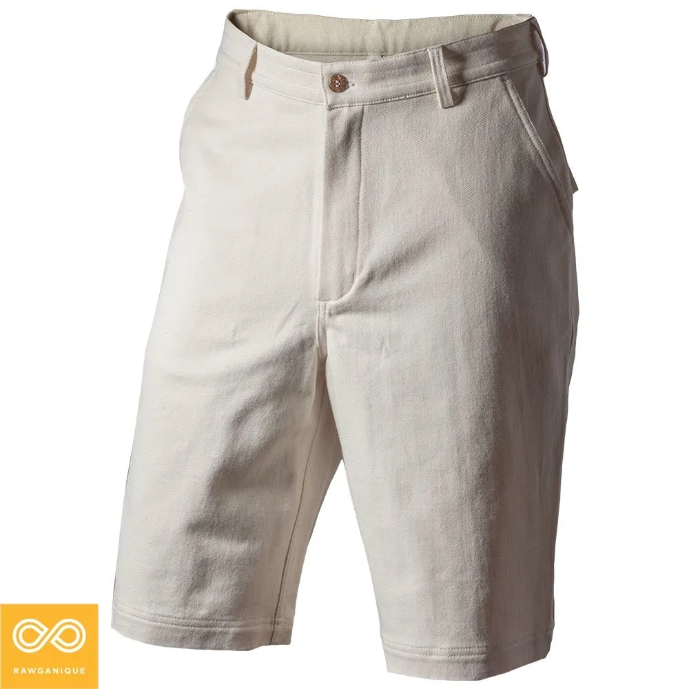 SOUTH BEACH 100% Organic Cotton Twill Shorts (Covers The Knees) (Closeout - Final Sale)