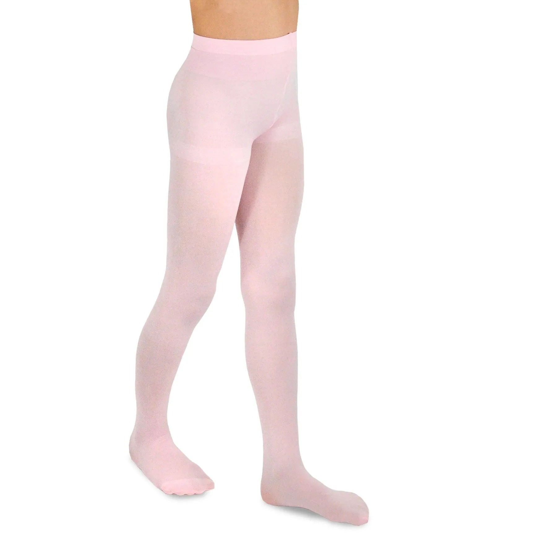 TeeHee Socks Kid's Casual Microfiber Tights Black, Pink, Peach 3-Pack (T1612)