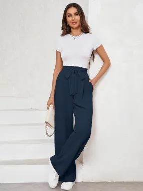 The Vogue Wide Leg Pant ~ Navy