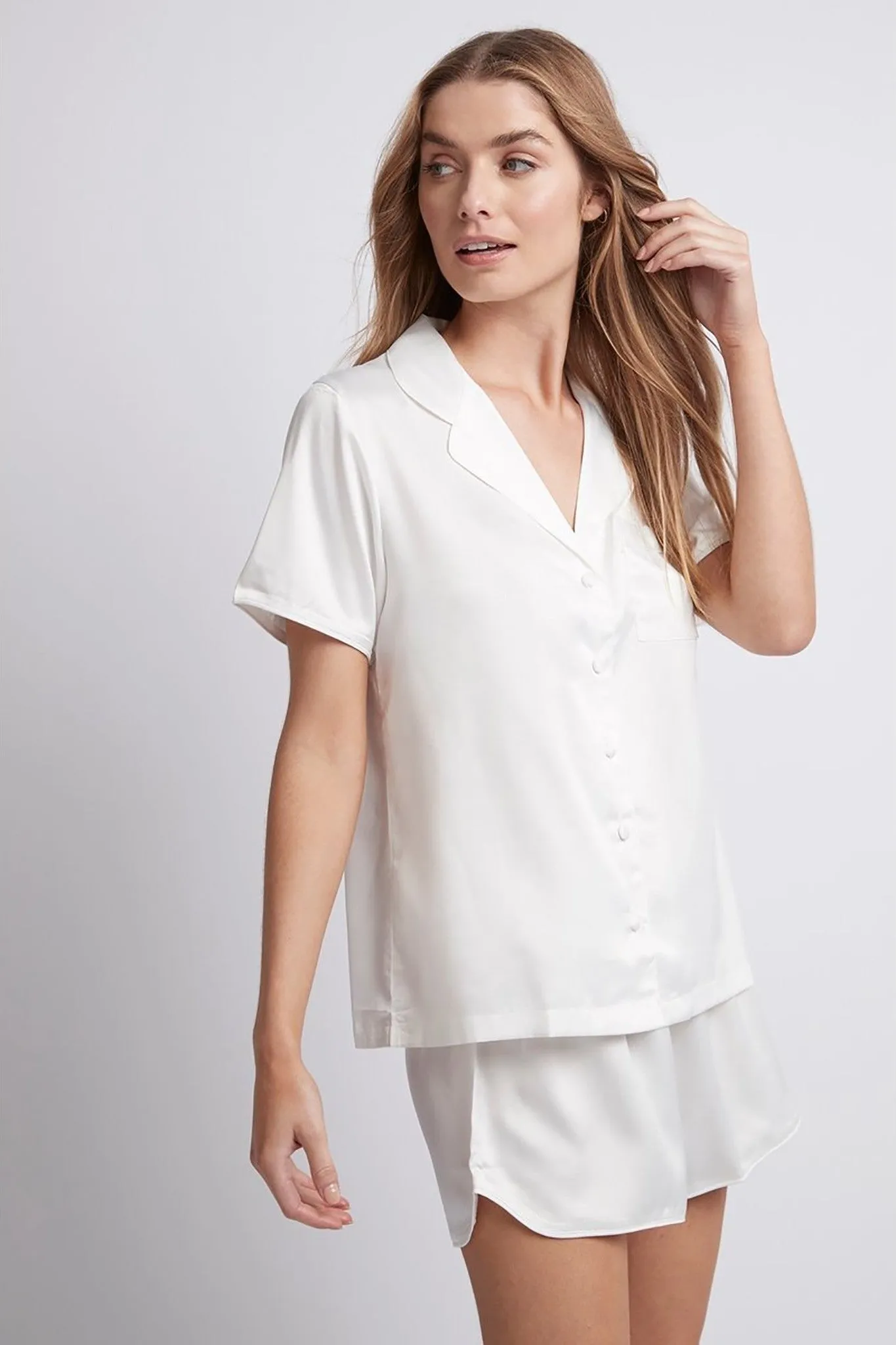 Toni Pyjama Set - White