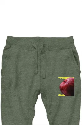 unisex jogger with apple