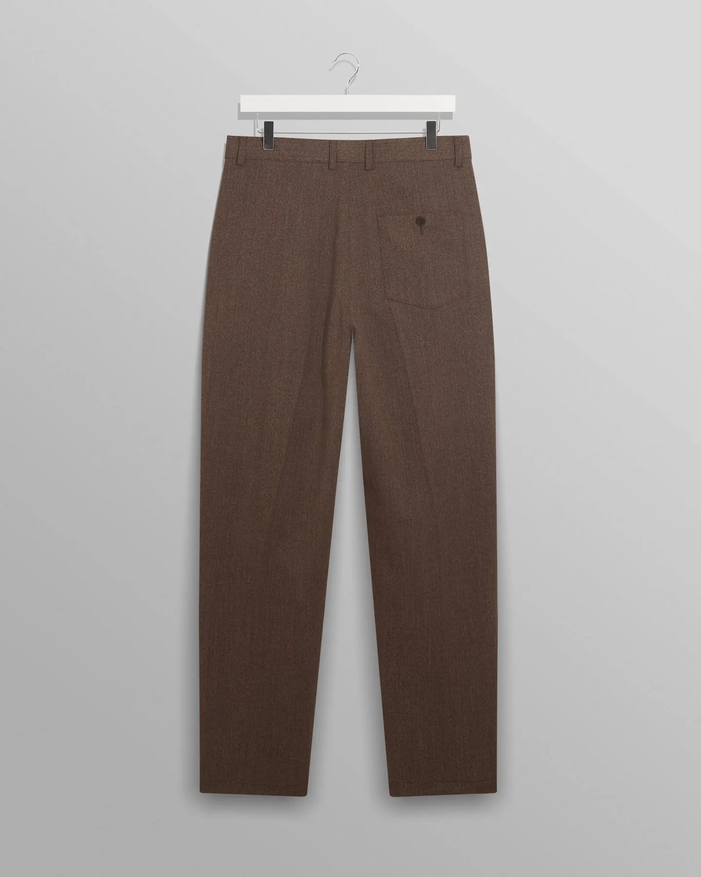 WAX Raleigh Pleat Trousers, Brown