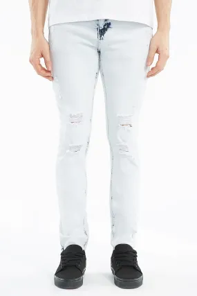 West 49 Guys Skinny Destroyed Jeans