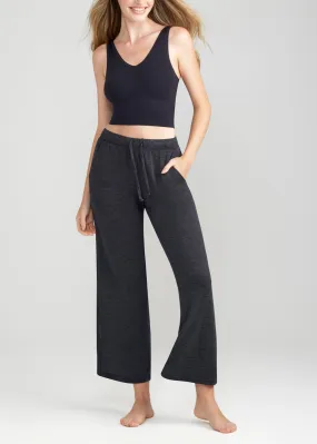 Wide Leg Lounge Pant - Slub Knit