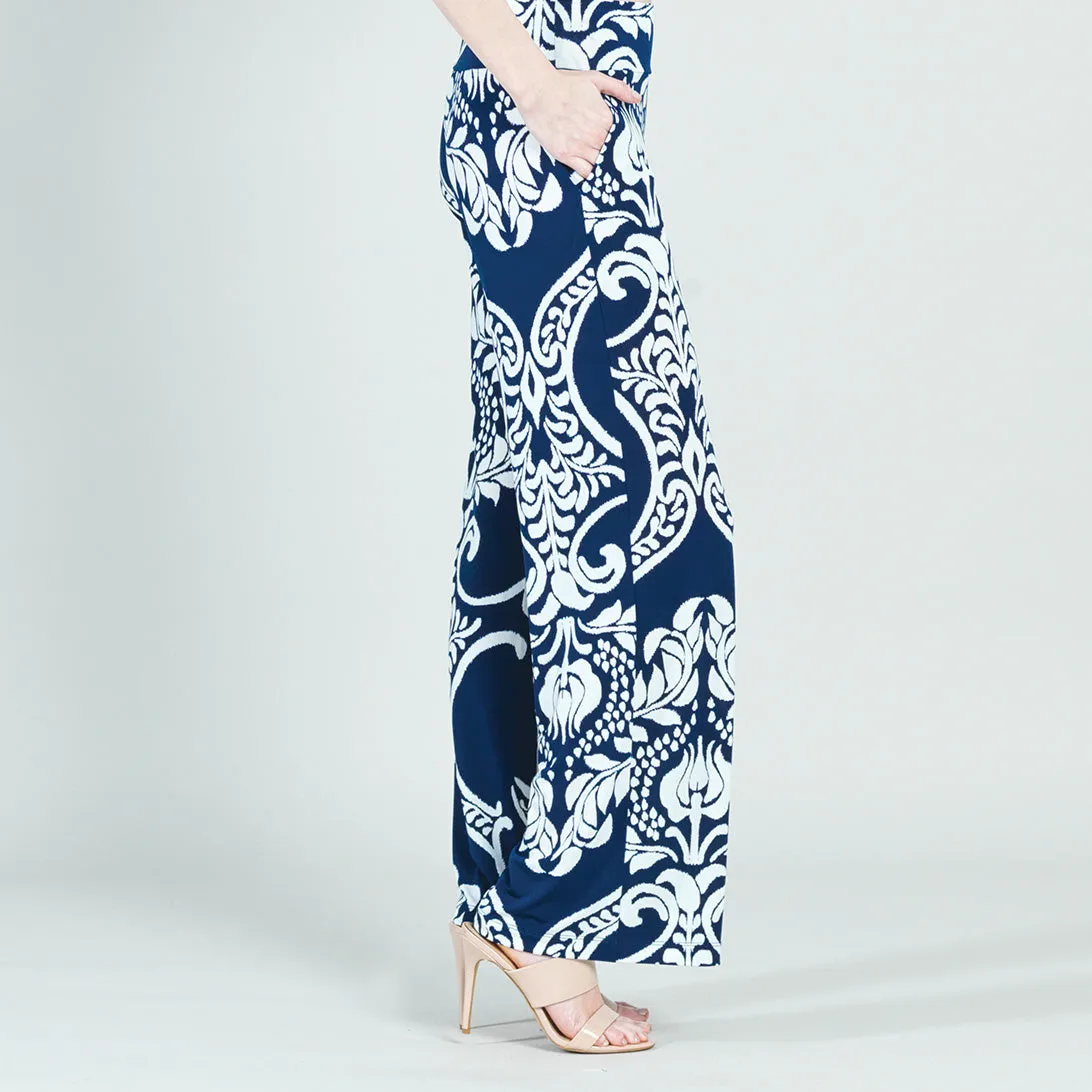 Wide Leg Pocket Pant - Paisley Leaf - Final Sale!