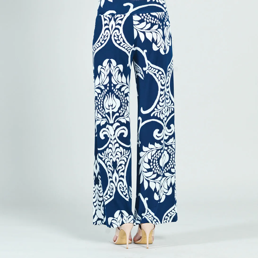 Wide Leg Pocket Pant - Paisley Leaf - Final Sale!