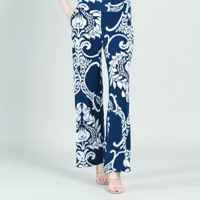 Wide Leg Pocket Pant - Paisley Leaf - Final Sale!