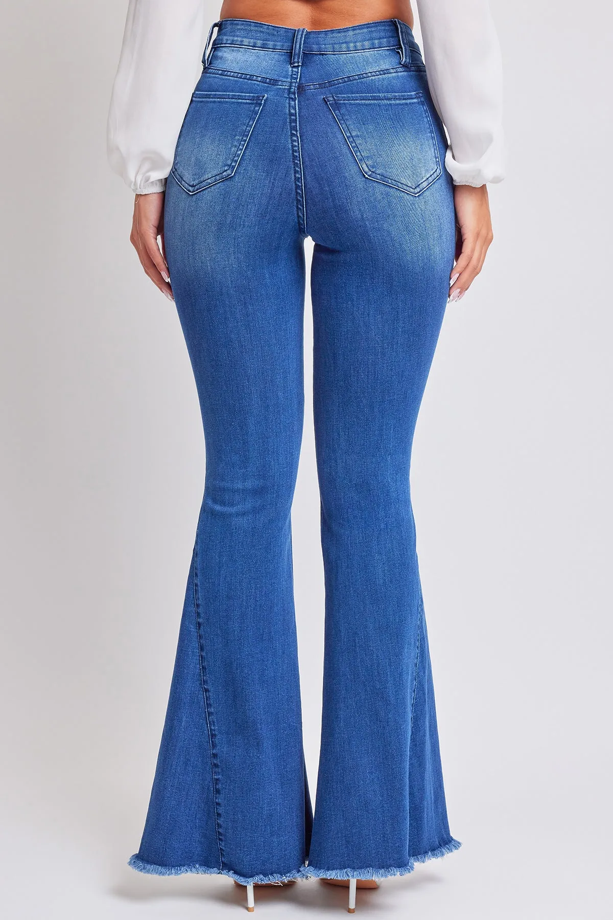 Women's Gigi  Extreme Fit & Flare Jeans-Distressed