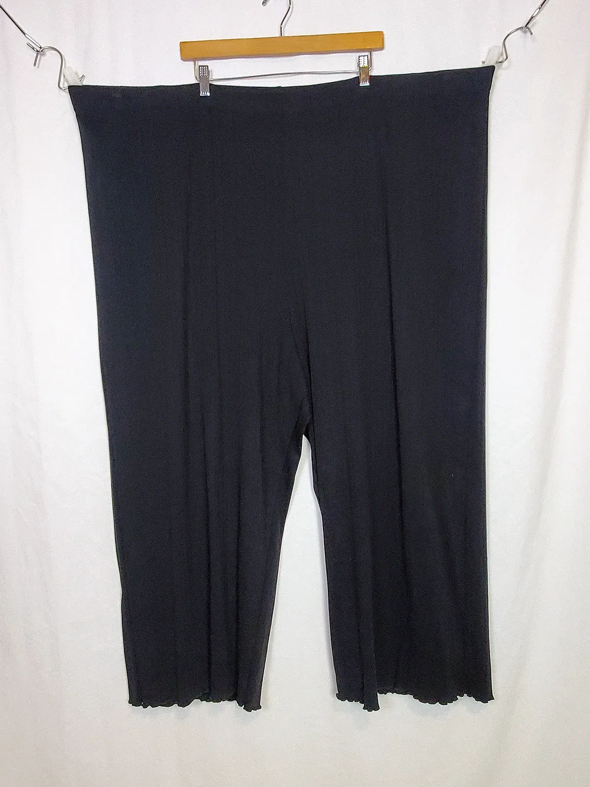 Wray Size 5X Black Ribbed Pants NWT